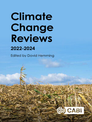 cover image of Climate Change Reviews